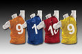 Kwik Goal Numbered Vests (SET OF 18)